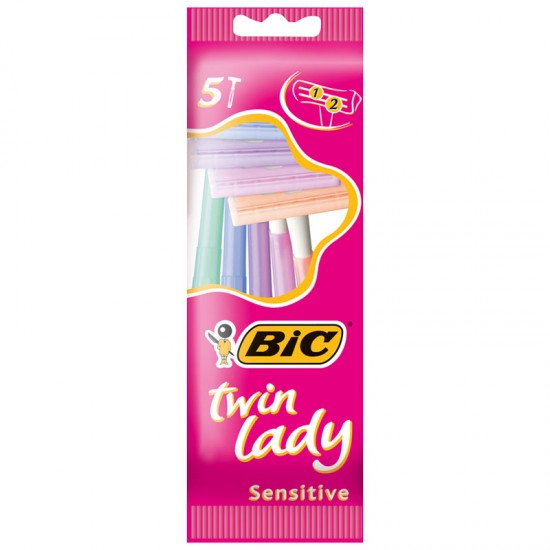 BIC TWIN LADY RASOI DOPPIA LAMA - 5 pz