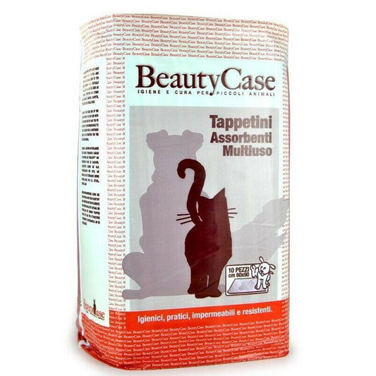 BEAUTY CASE TAPPETINI ASSORBENTI PER ANIMALI DOMESTICI - 60x90cm 10pz