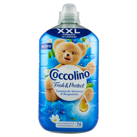 COCCOLINO AMMORBIDENTE FRESH & PROTECT - 76 LAVAGGI - VARIE FRAGRANZE