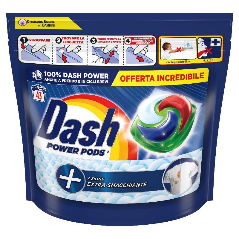 DASH POWER PODS EXTRA SMACCHIANTE - 43 PODS
