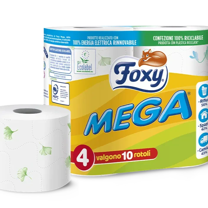 FOXY CARTA IGIENICA MEGA - 4 ROTOLI