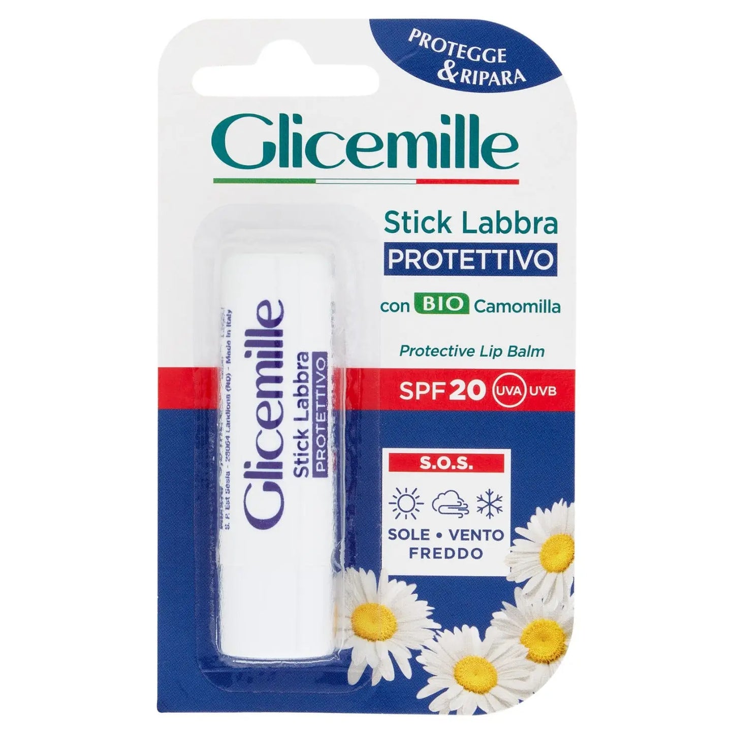 GLICEMILLE STICK LABBRA CON BIO CAMOMILLA