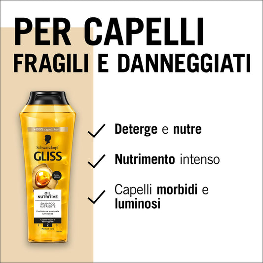 GLISS SHAMPOO RIPARATORE SUPREME OIL ELIXIR - 250 ML