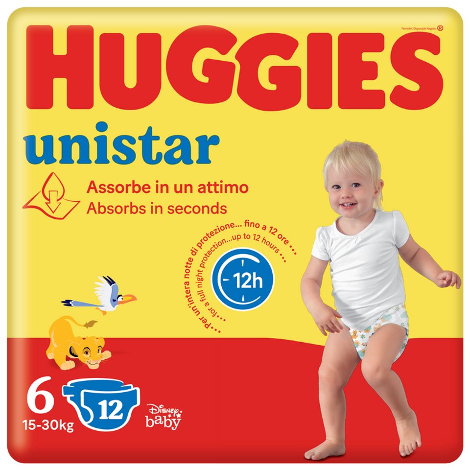 HUGGIES UNISTAR PANNOLINI - VARI FORMATI