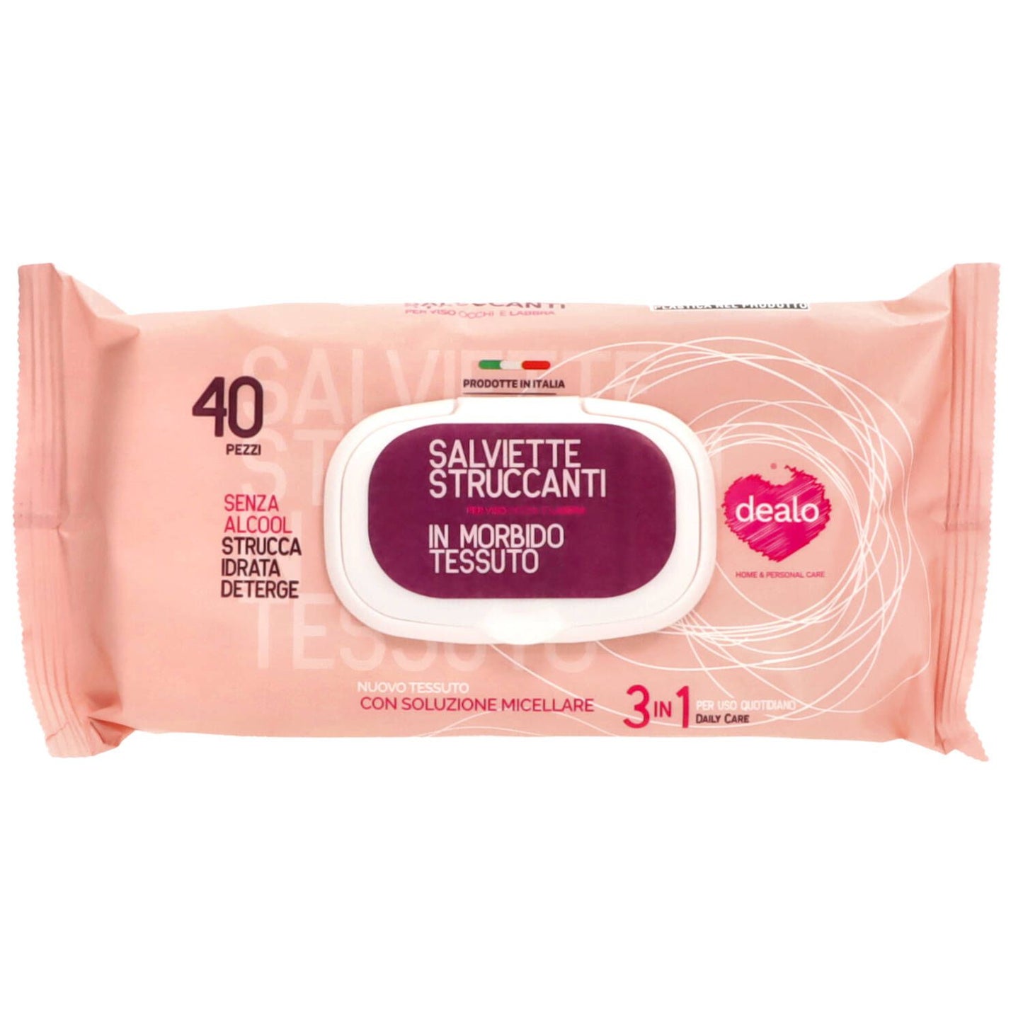 DEALO SALVIETTE STRUCCANTI - 40pz