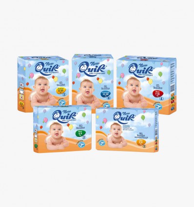 NEW QUIK PANNOLINI DRY COMFORT - VARI FORMATI