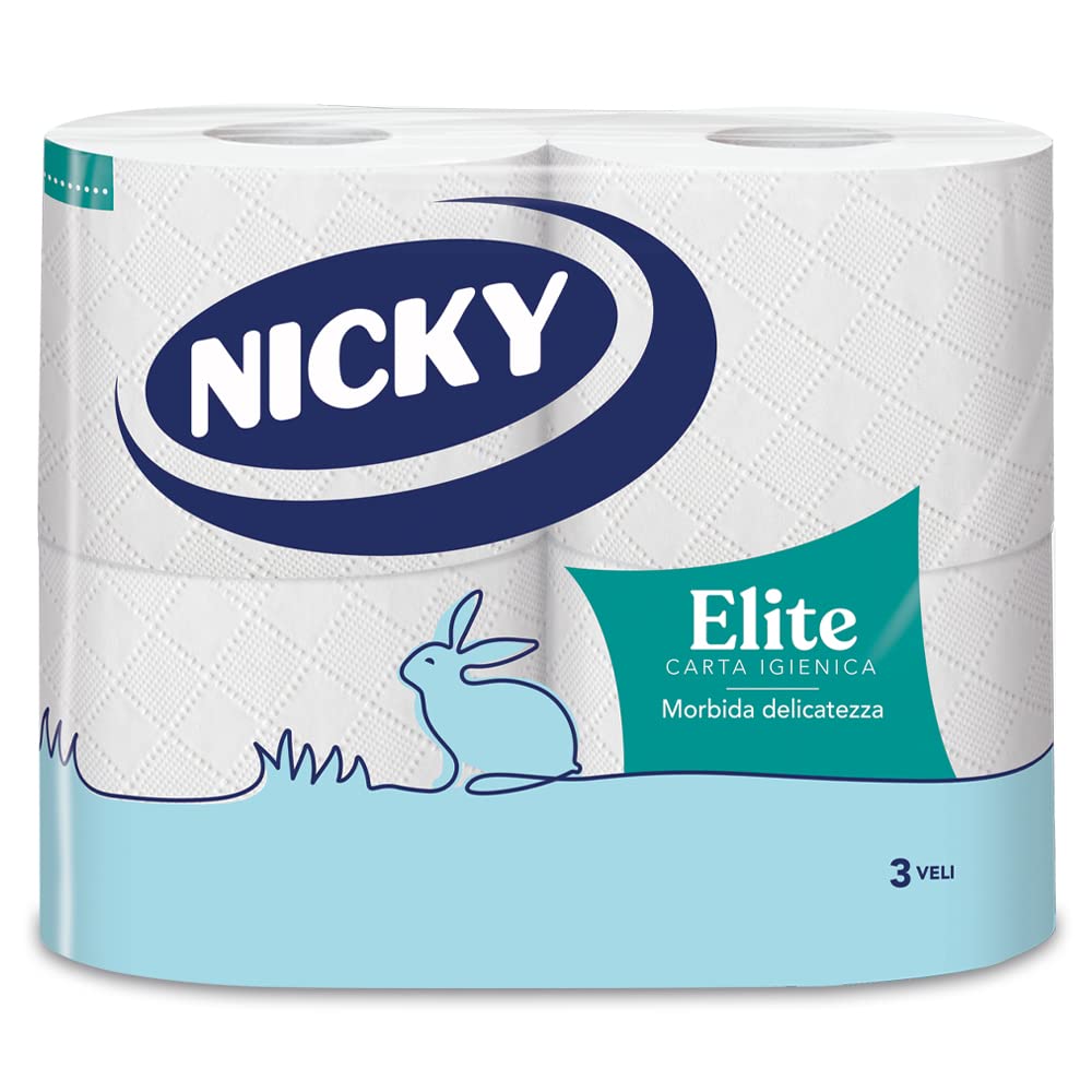 NICKY CARTA IGIENICA ELITE 3 VELI - 4 ROTOLI