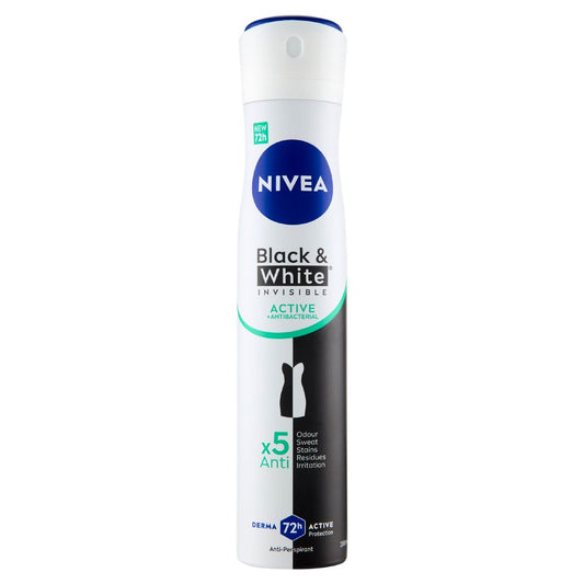 NIVEA DEODORANTE BLACK & WHITE ANTIBATTERICO - 200 ml