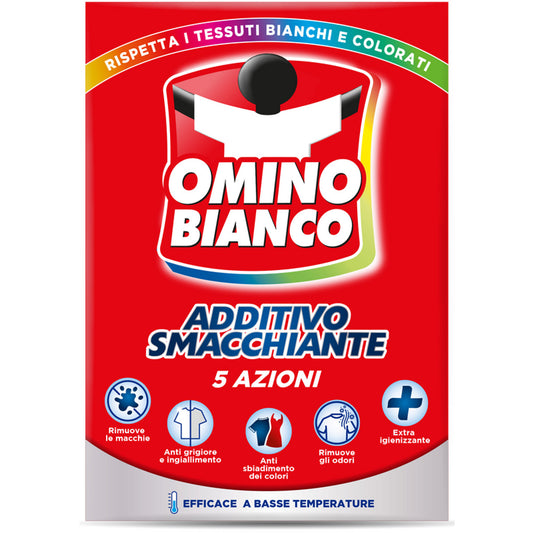 OMINO BIANCO ADDITIVO SMACCHIANTE 5 AZIONI - 500 g