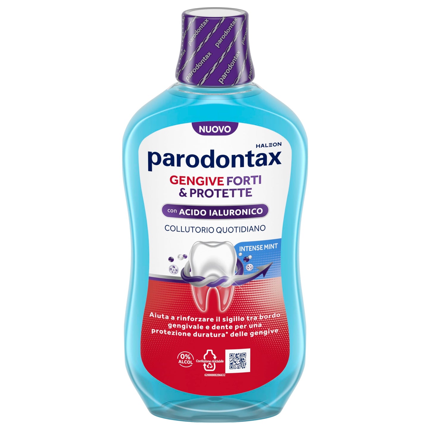 PARODONTAX COLLUTORIO CON ACIDO IALURONICO - GENGIVE FORTI - 500 ml