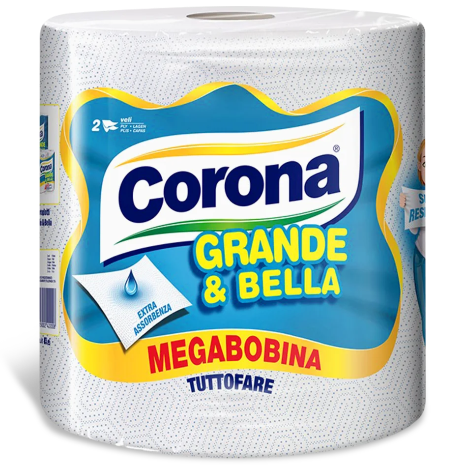 CORONA GRANDE E BELLA MEGABOBINA TUTTOFARE - DOPPIO VELO