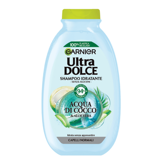 ULTRA DOLCE SHAMPOO IDRATANTE - ACQUA DI COCCO E ALOE - 400ML