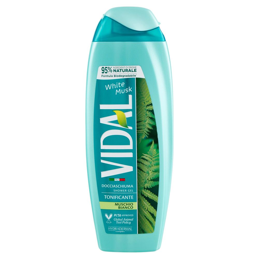 VIDAL DOCCIASCHIUMA TONIFICANTE MUSCHIO BIANCO 250ML