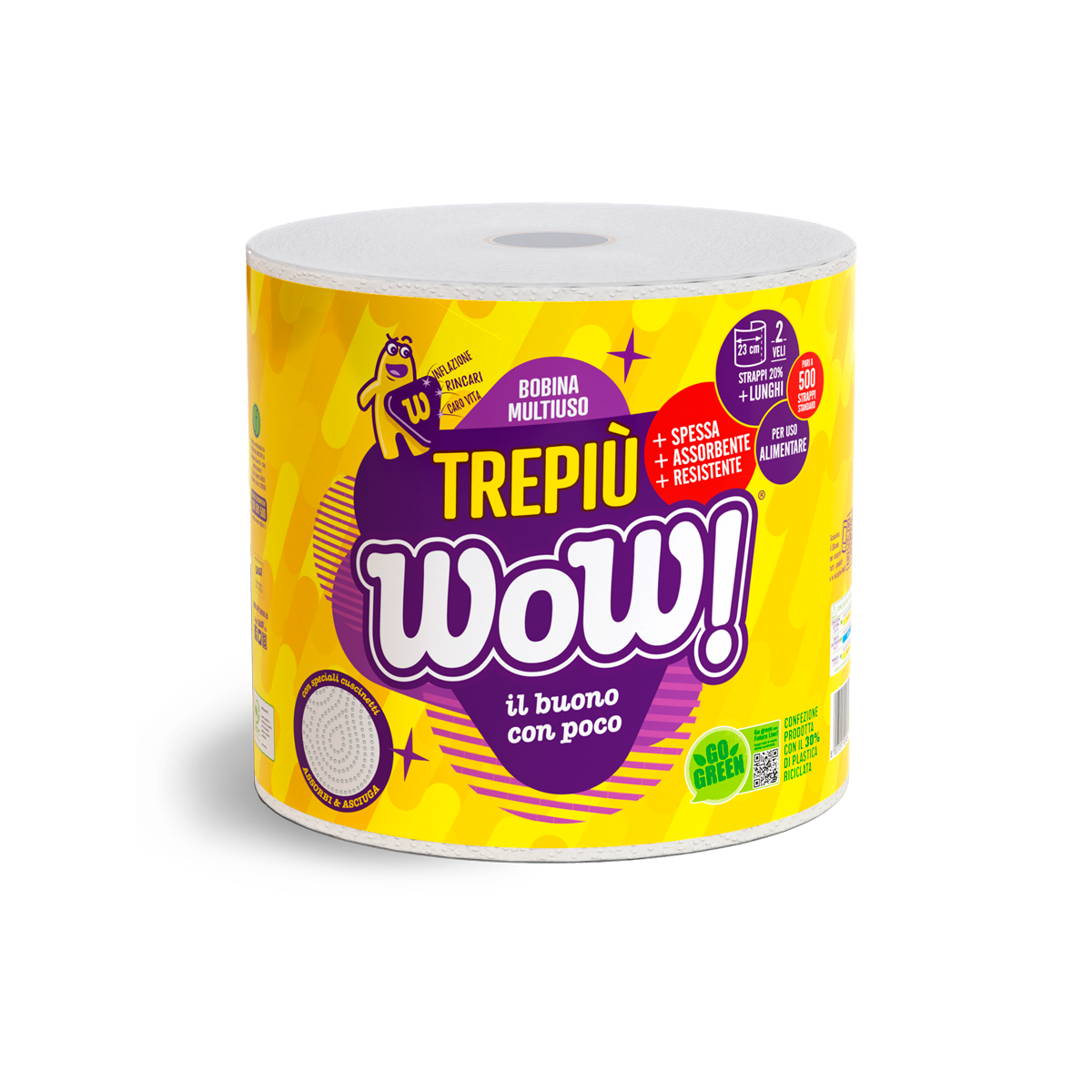 WOW TREPIÙ ROTOLONE MULTIUSO 2 VELI