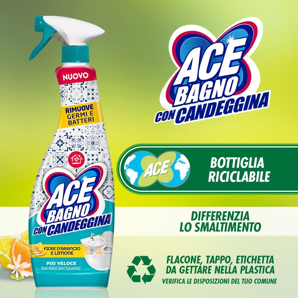 ACE BAGNO SPRAY CON CANDEGGINA - 600ml