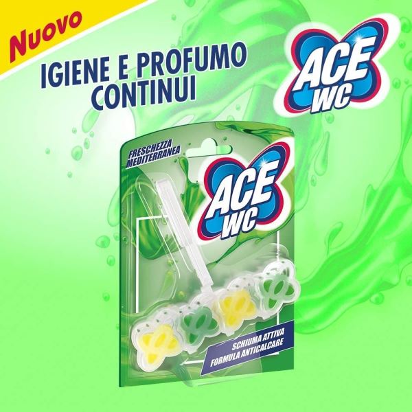 ACE WC TAVOLETTA - SCHIUMA ATTIVA CON ANTICALCARE