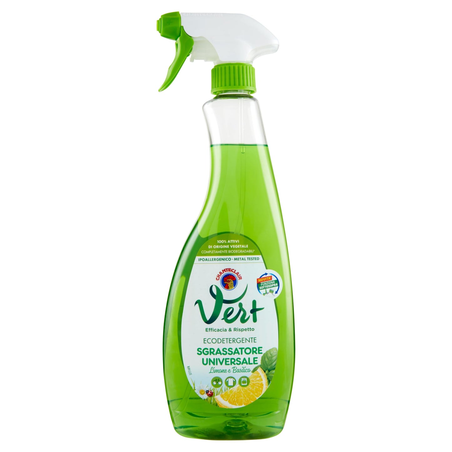 CHANTECLAIR VERT SGRASSATORE LIMONE E BASILICO - 700ml
