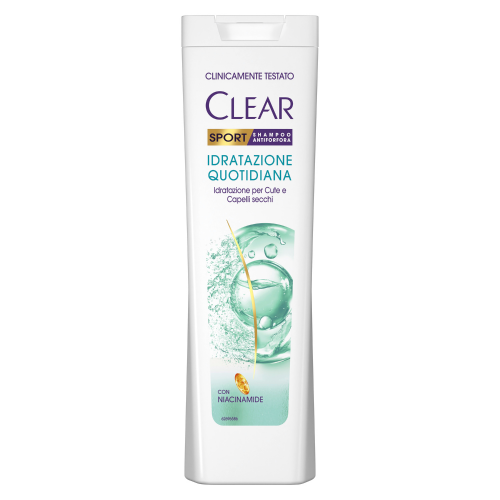 CLEAR SPORT SHAMPOO IDRATANTE ANTIFORFORA - 225 ML
