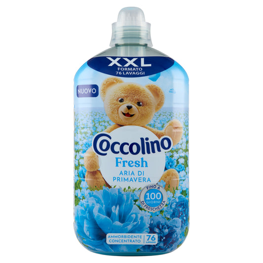 COCCOLINO AMMORBIDENTE CONCENTRATO FRESH ARIA DI PRIMAVERA - 76 LAVAGGI