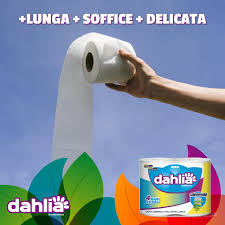 DAHLIA CARTA IGIENICA DOPPIO VELO - 10 ROTOLI