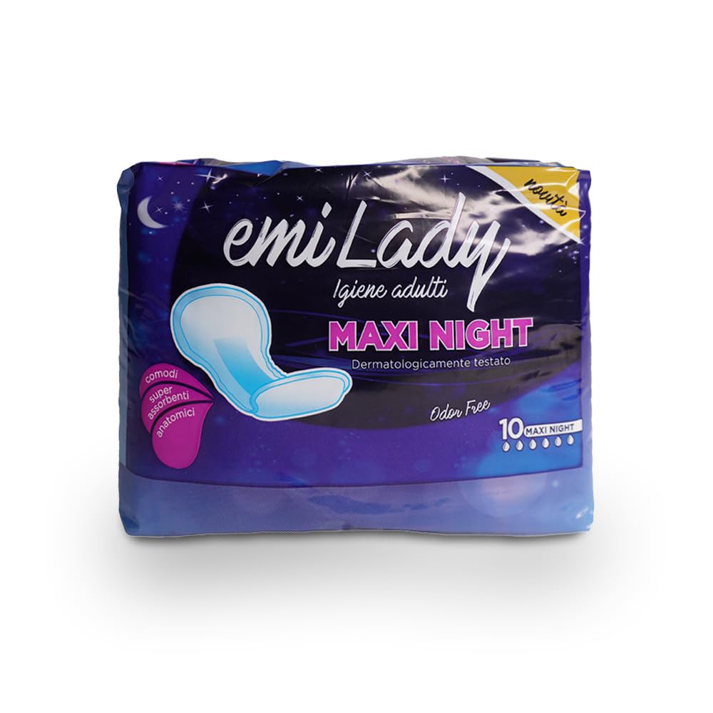 EMI LADY IGIENE ADULTI ASSORBENTI NOTTE MAXI NIGHT - 10pz