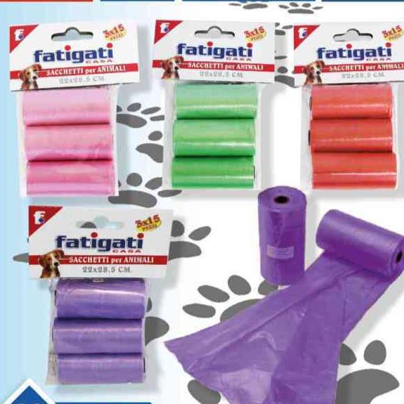 FATIGATI SACCHETTI PER ANIMALI - 60pz