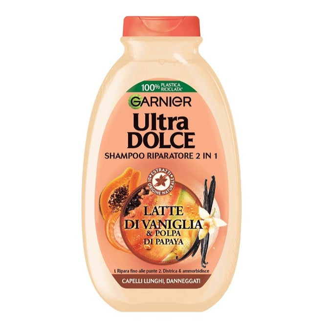 ULTRA DOLCE SHAMPOO RIPARATORE VANIGLIA E PAPAYA - 300/400 ML