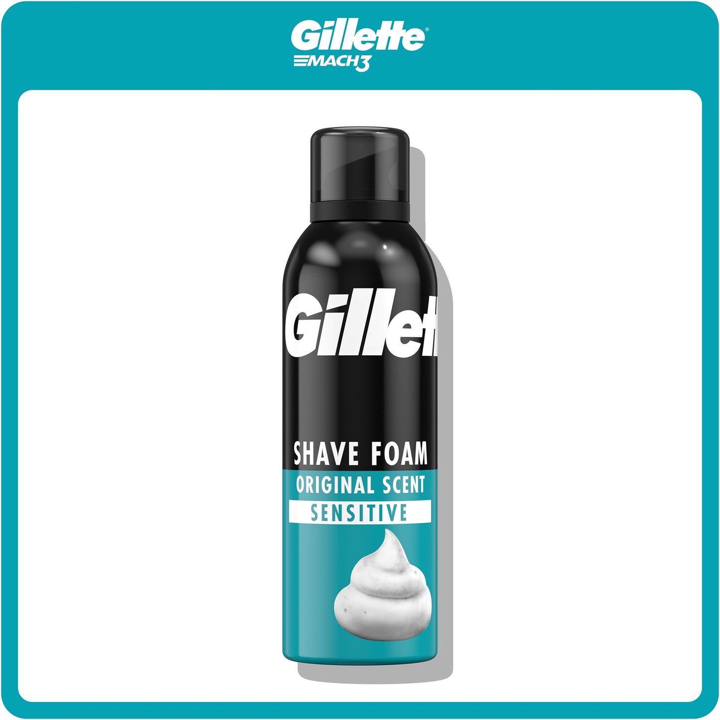 GILLETTE SHAVE FOAM SCHIUMA DA BARBA - 200 ml