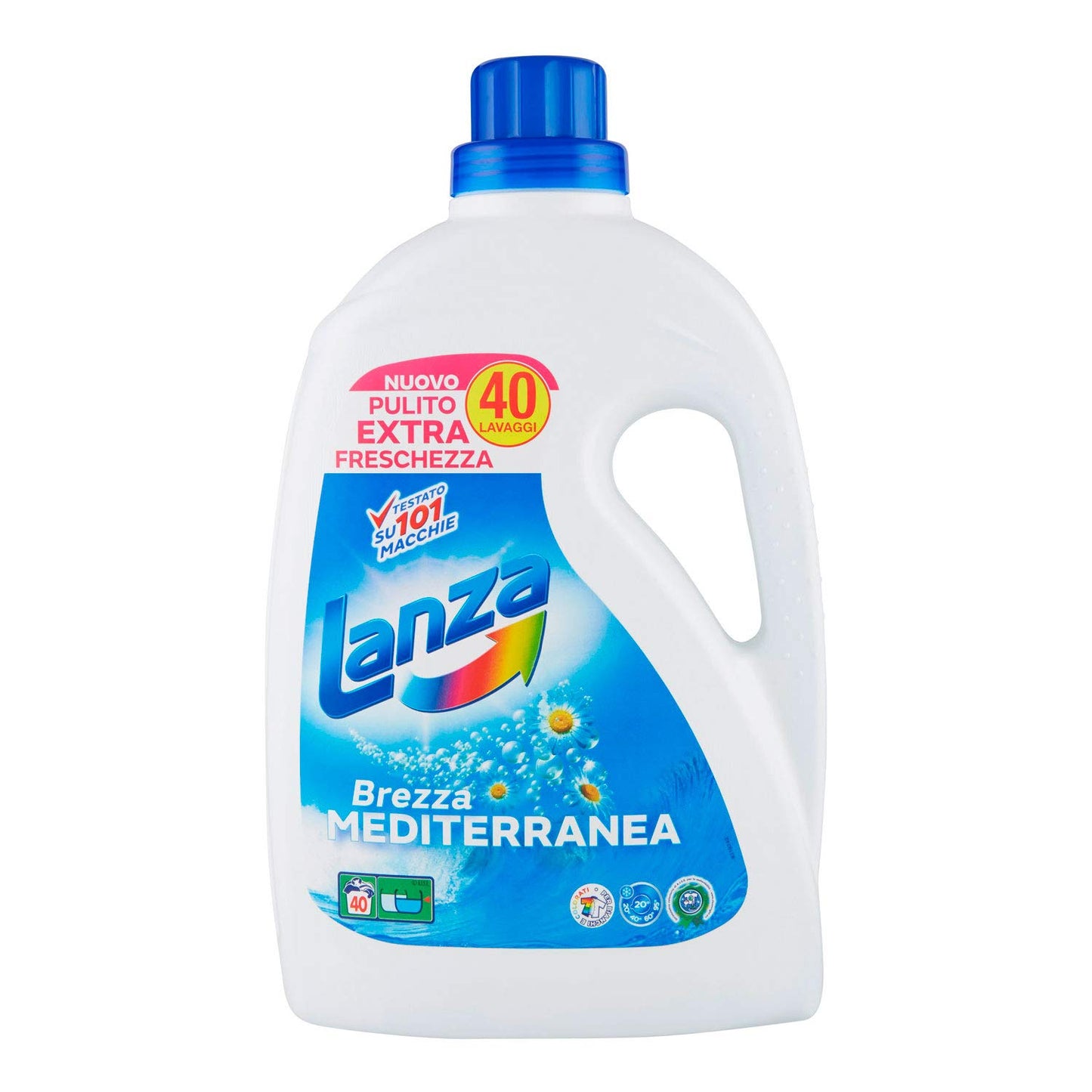 LANZA DETERSIVO LAVATRICE BREZZA MEDITERRANEA 40 LAVAGGI - 2L