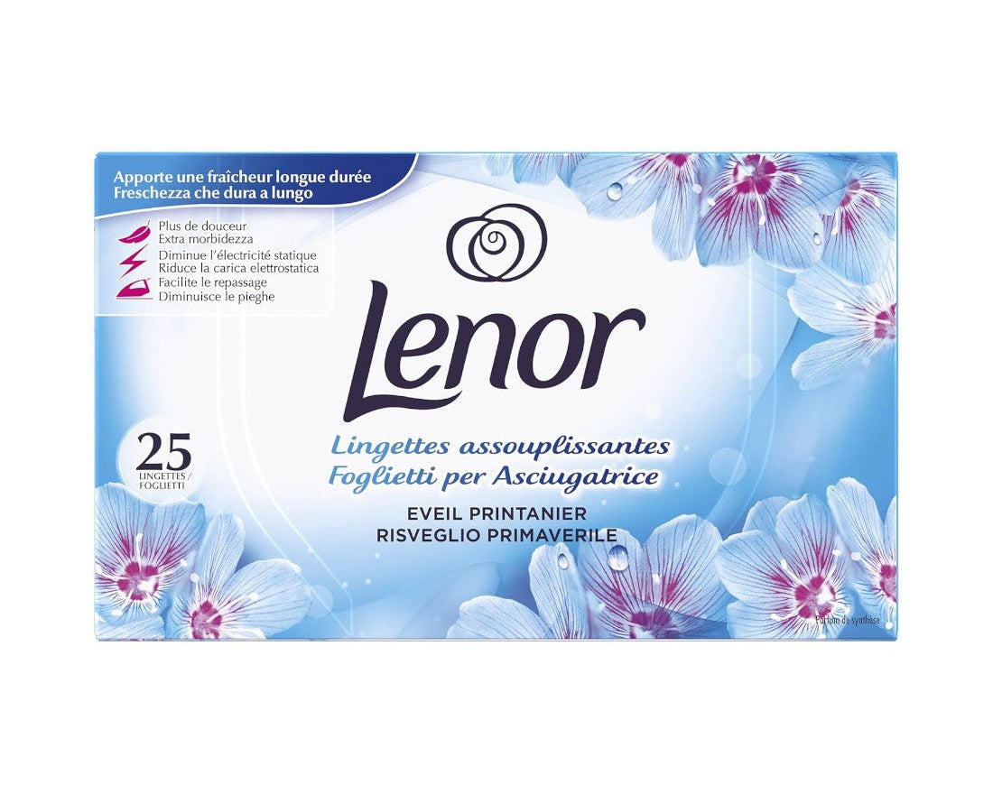 LENOR FOGLI PER ASCIUGATRICE - RISVEGLIO PRIMAVERILE 25 pz