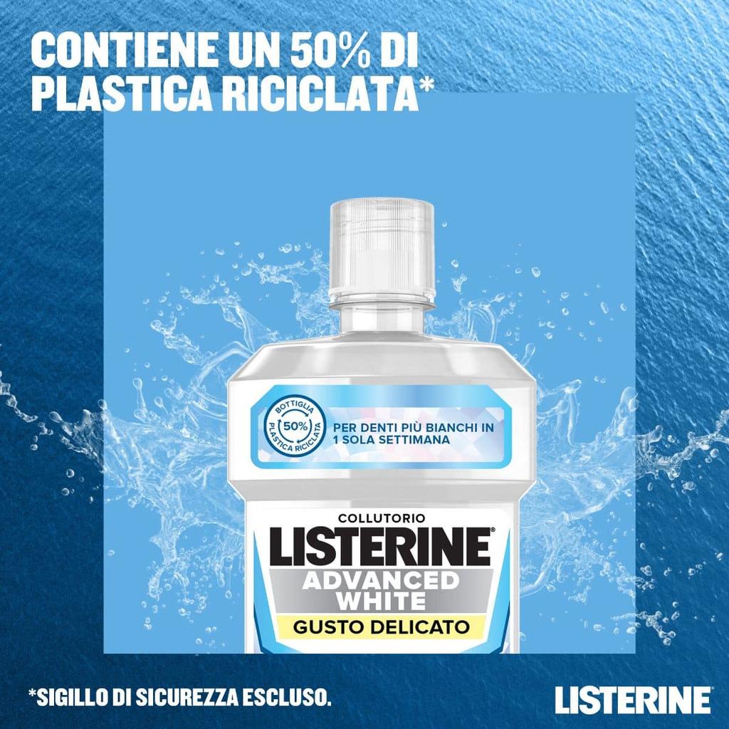 LISTERINE COLLUTORIO ADVANCED WHITE - FORMATO CONVENIENZA - 1L