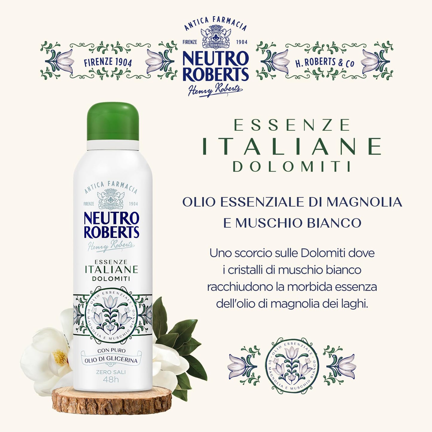 NEUTRO ROBERTS DEODORANTE SPRAY ESSENZE ITALIANE - 200ml