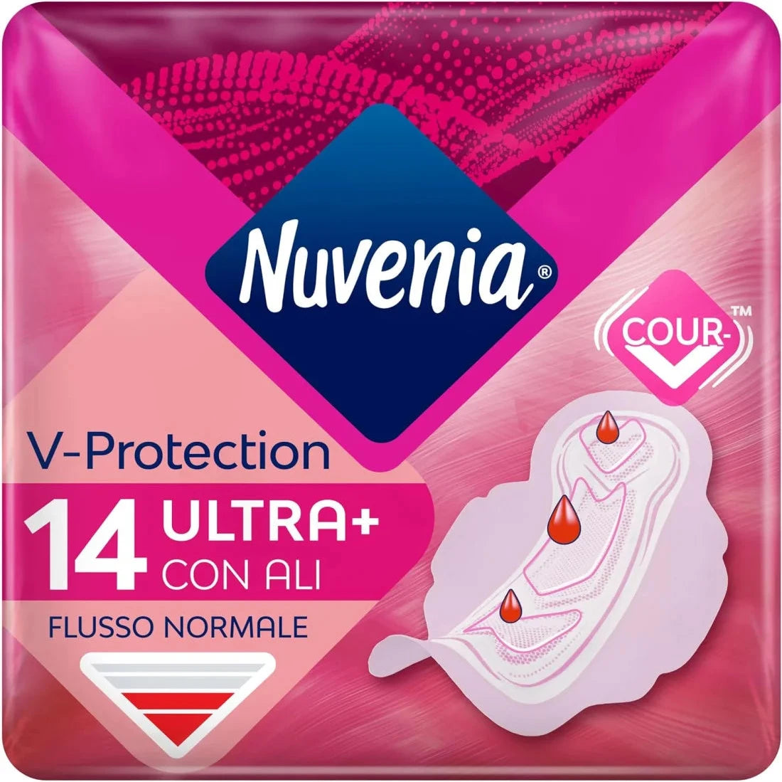 NUVENIA V-PROTECTION ASSORBENTI ULTRA CON ALI - 14pz