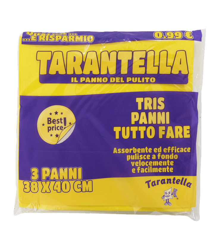 TARANTELLA PANNO MULTIUSO - 3 pz