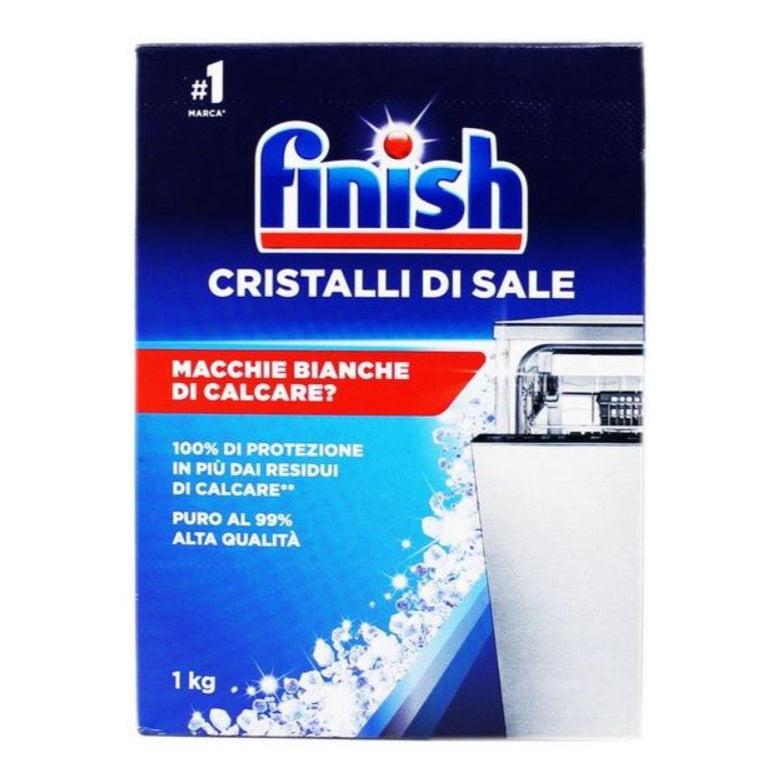 FINISH CRISTALLI DI SALE PER LAVASTOVIGLIE - 1 KG
