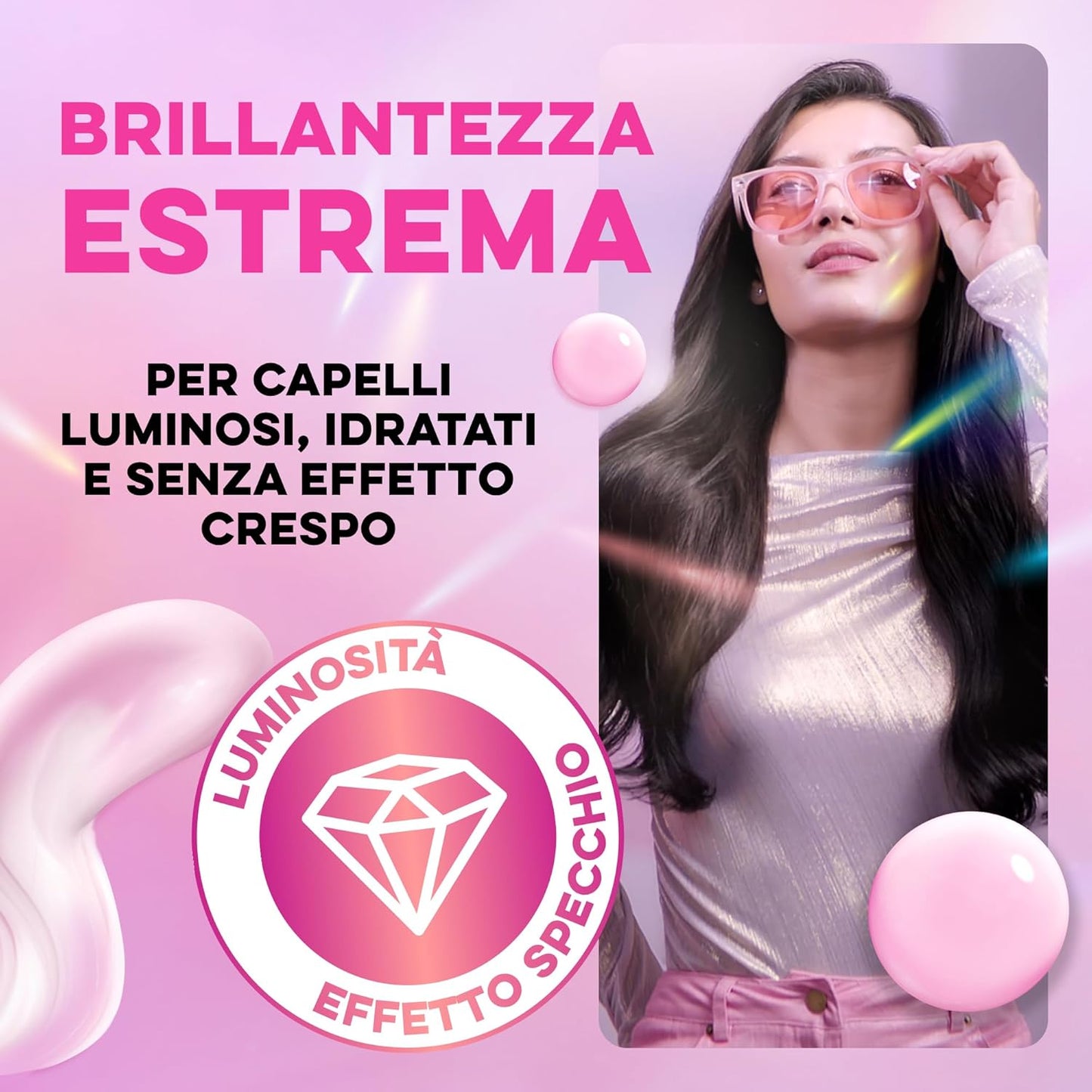 SUNSILK SHAMPOO 3% GLYCOL & VITAMINA C - BRILLANTEZZA ESTREMA 250ml