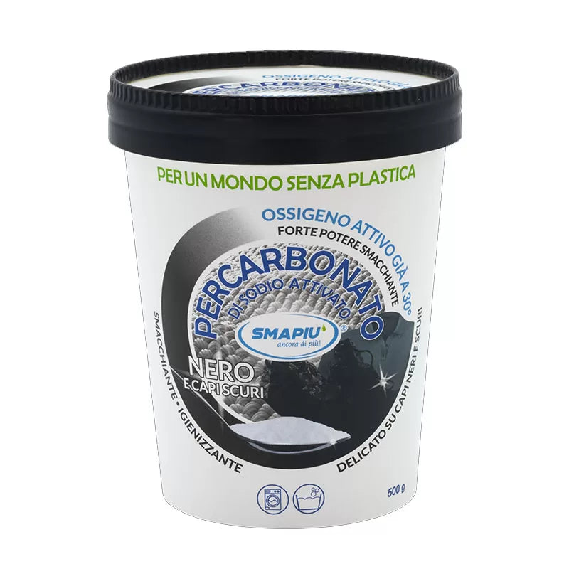 SMAPIU PERCARBONATO DI SODIO ATTIVATO - NERO E CAPI SCURI - 500g