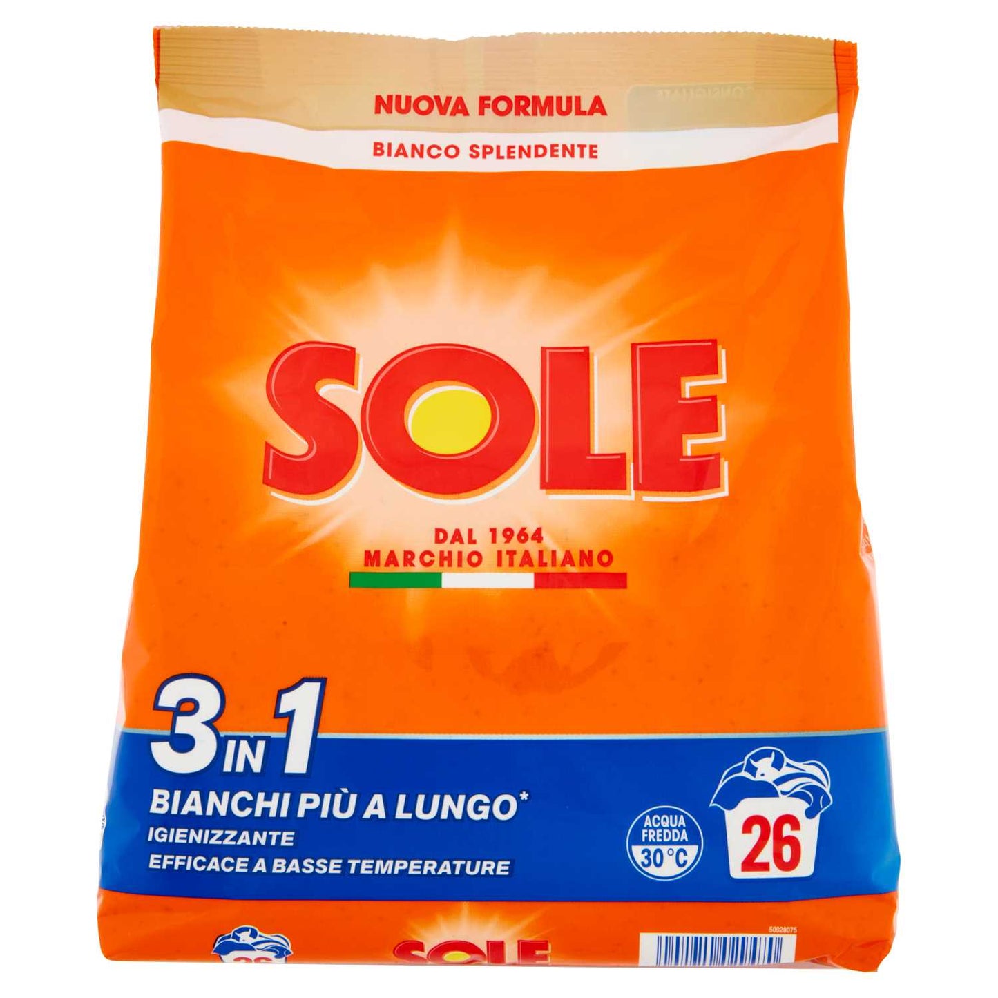 SOLE DETERSIVO IN POLVERE 3-in-1 - 26 LAVAGGI