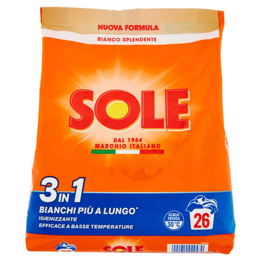 SOLE DETERSIVO IN POLVERE 3-in-1 - 26 LAVAGGI
