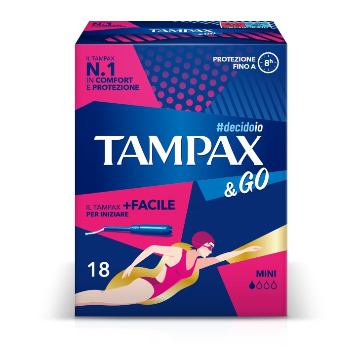 TAMPAX & GO ASSORBENTI INTERNI MINI - 18pz