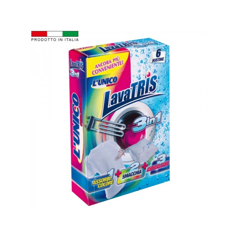 L'UNICO LAVATRIS 3 IN 1 - 5 BUSTINE