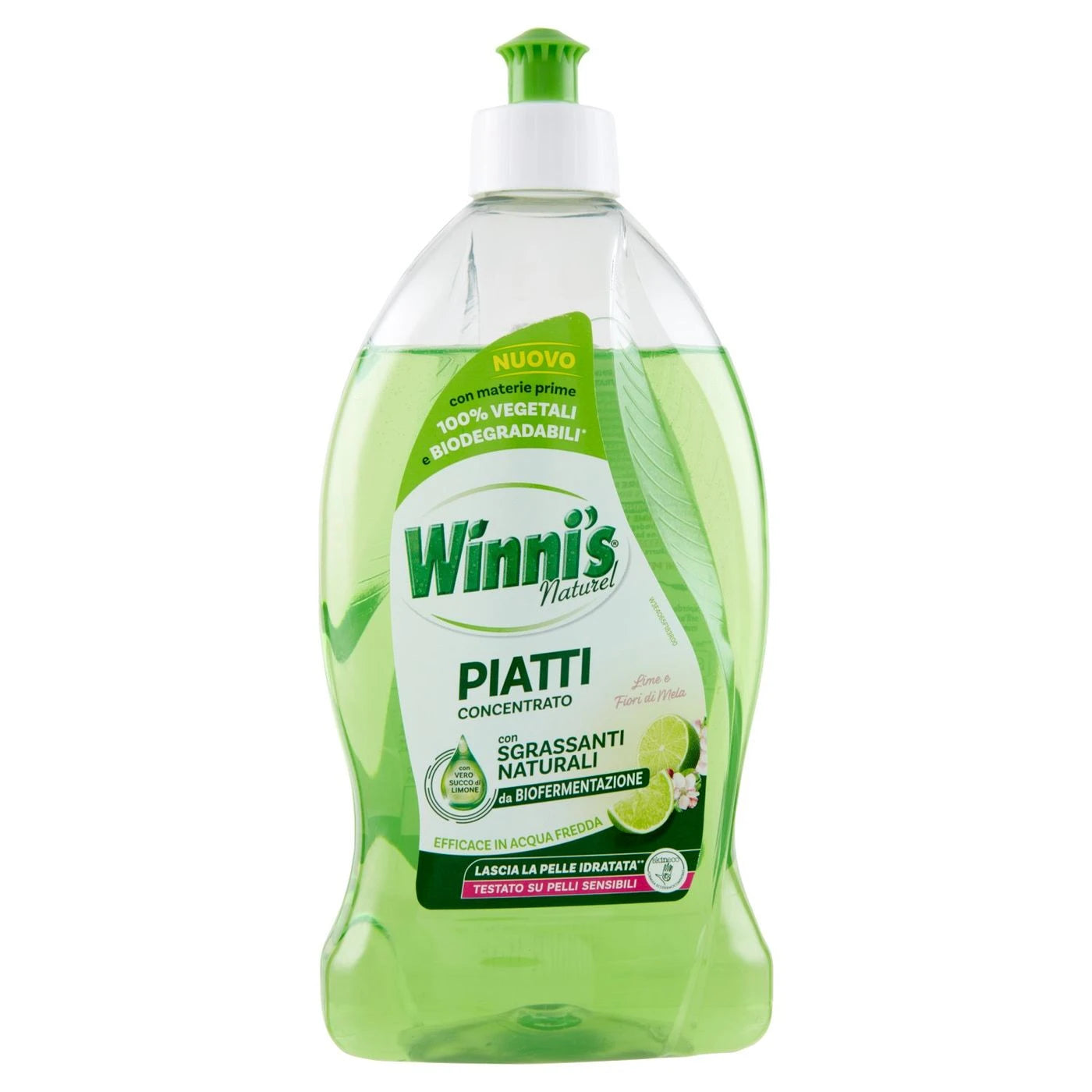 WINNI'S NATUREL GEL PIATTI CONCENTRATO LIME E MELA - 480ml / 750ml