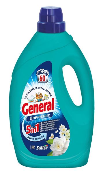 GENERAL DETERSIVO LAVATRICE FORMULA 5-in-1 - 60 LAVAGGI