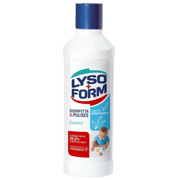 LYSOFORM PAVIMENTI CLASSICO - DISINFETTA E PULISCE - 1,1L