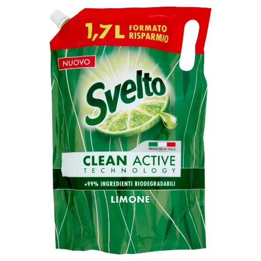 SVELTO PIATTI ECORICARICA FORMATO RISPARMIO LIMONE - 1,7L