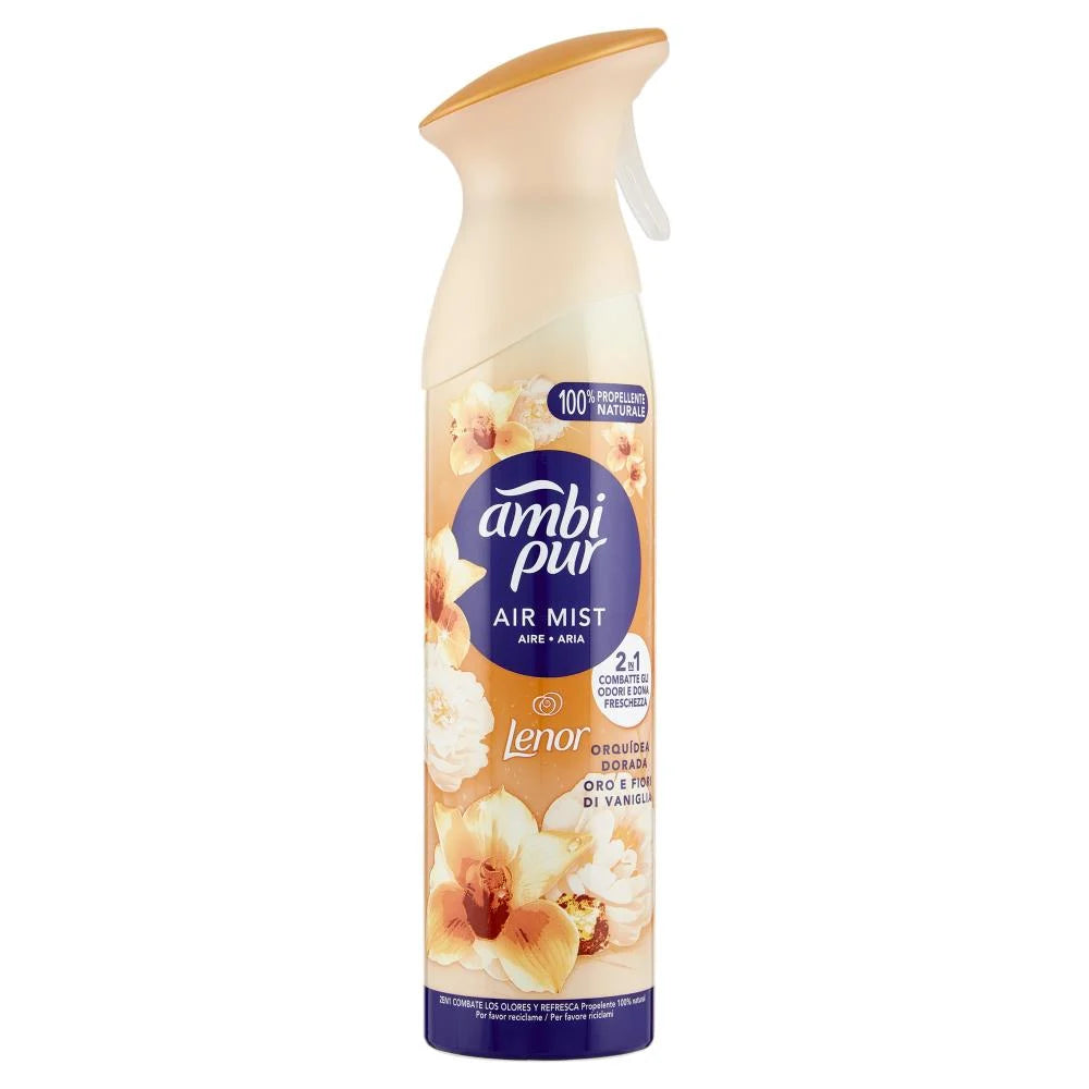 AMBI PUR LENOR SPRAY AIR MIST PER AMBIENTI - 185 ml - VARIE FRAGRANZE