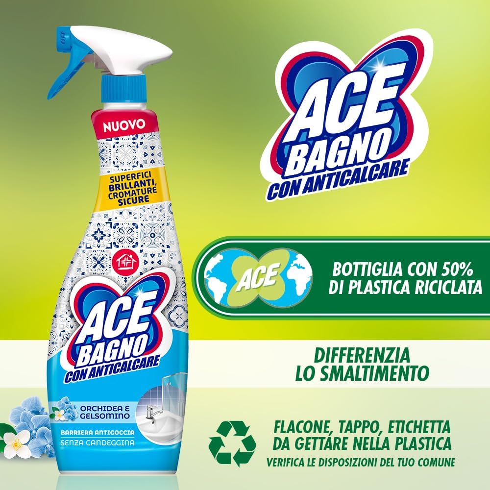 ACE SPRAY BAGNO CON ANTICALCARE - 600ml