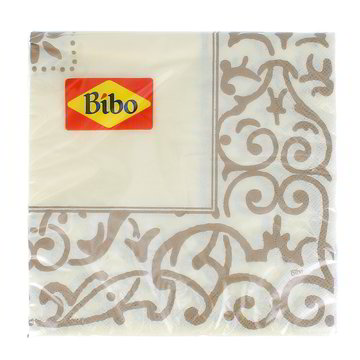 BIBO TOVAGLIOLI CON DECORAZIONI ORO 2 VELI - 20 PZ