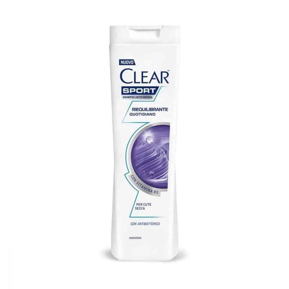 CLEAR SPORT SHAMPOO RIEQUILIBRANTE ANTIFORFORA PER CUTE SECCA - 225ML