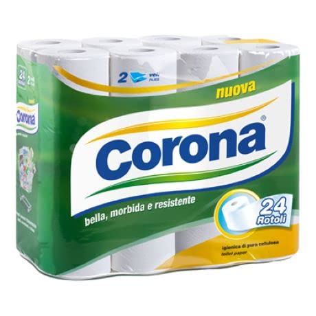 CORONA CARTA IGIENICA DOPPIO VELO - 24 ROTOLI